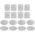 thumbnail image 1 of Juego de 4 perillas de puerta corredera para cuarto de baño, herrajes para manija de puerta de vidrio para baño (L38)L38W, 1 of 5