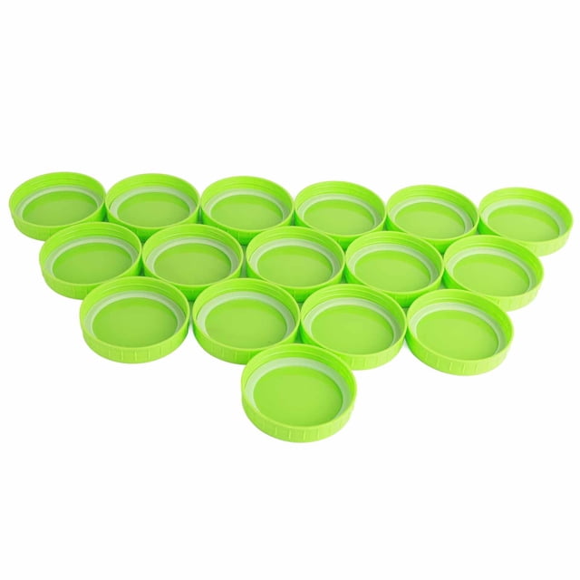 Colored PP Mason Canning Jar Lids Fits Wide Mouth Storage Caps for Canning Jars