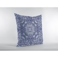 thumbnail image 4 of Amrita Sen Coussin en Daim Soufflé et Fermé Indigo sur Blanc, 4 of 4