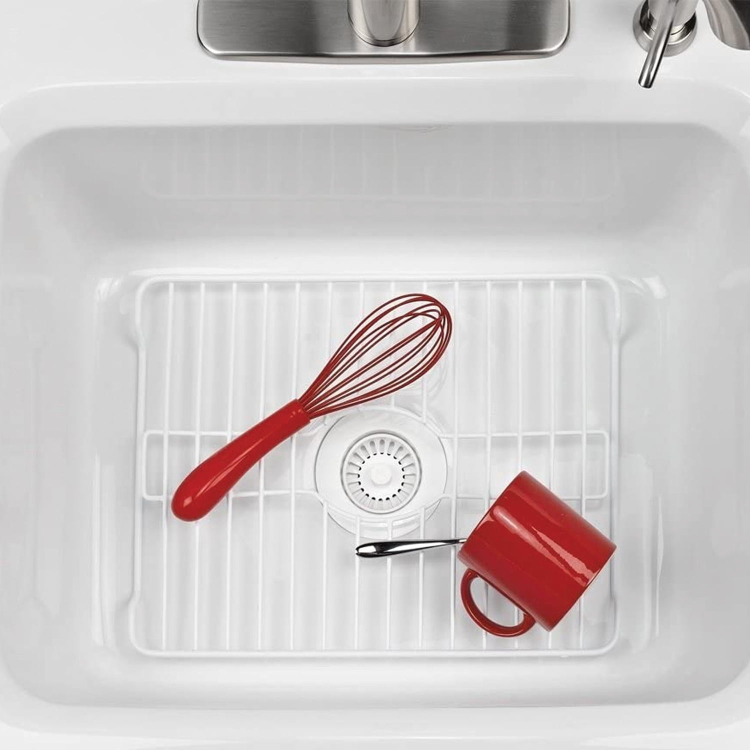 Better Houseware Small Sink Protector (White), 1485/WPT