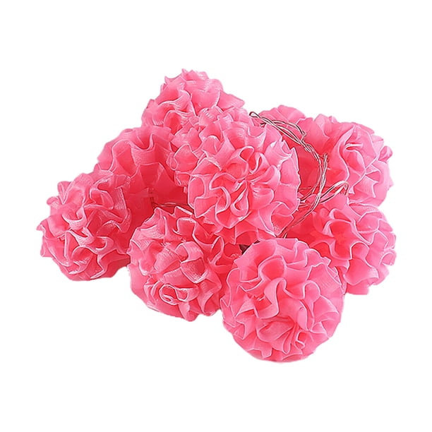 EeaseMX 1 guirnalda de luces LED decorativas con diseño de flores (rosa)