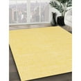 thumbnail image 3 of Ahgly Company Machine Washable Indoor Rectangle Contemporary Mustard Yellow Area Rugs, 3' x 5', 3 of 7