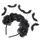 thumbnail image 5 of Halloween Black Rose Flower Headdress Headpiece Cosplay Party Havebanda, 5 of 6