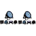 thumbnail image 2 of MR DJ LS100 Stand & 2 MEGA354 Slim Disco DJ Party Club Stage Show Lighting Flat Par Wash Lighting, 2 of 13