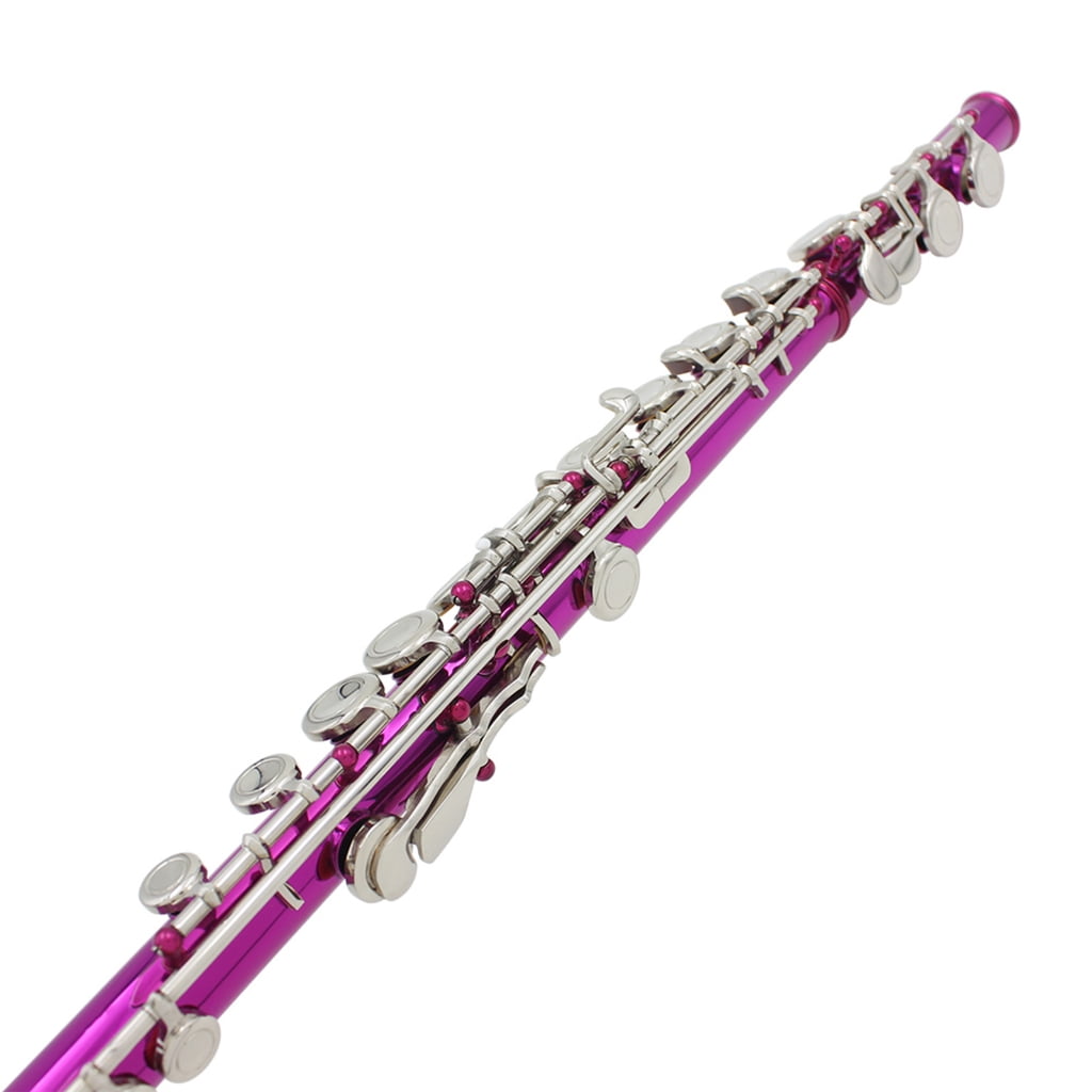 Professional Horizontal Flute With Bag Cloth Stick 16 Hole C Tone Closed Hole Flute Woodwind Instrument