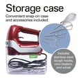 thumbnail image 4 of Hamilton Beach Professional 5-Speed Electric Hand Mixer with Slow Start & QuickBurst Technology, Mixer for Kitchen, Red, 4 of 9