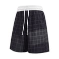 thumbnail image 5 of Aimik Plus Size Shorts for Men Elastic Waist Drawstring Mens Lounge Shorts Summer Breathable Cotton Blend Comfort Shorts for Home or Sleep, 5 of 5
