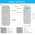 thumbnail image 4 of EIGTHTAIL Bluetooth 4.0 Folding Wireless Mouse Arc Touch Roller Computer Mouse Ergonomic Slim Laser Mice(Black), 4 of 4