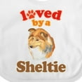 thumbnail image 4 of Inktastic Sheltie Dog Lover Boys or Girls Baby Bib, 4 of 4