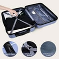 thumbnail image 7 of 3 Piece Hardshell Luggage Suitcase Sets Hardside Carryon Luggage Set With 360 Degree Spinner Wheels For Travel (20"/24"/28"), 7 of 7