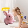 thumbnail image 6 of Guvpev Bunby - My Realistic Bunny Toys, Interactive Realistic Rabbit Toys That Moves, Jumping, Twitching & Shaking Ears, Easter Bunny Stuffed Animal, Easter Decorations Bunny Dolls, Unique Gifts, 6 of 7