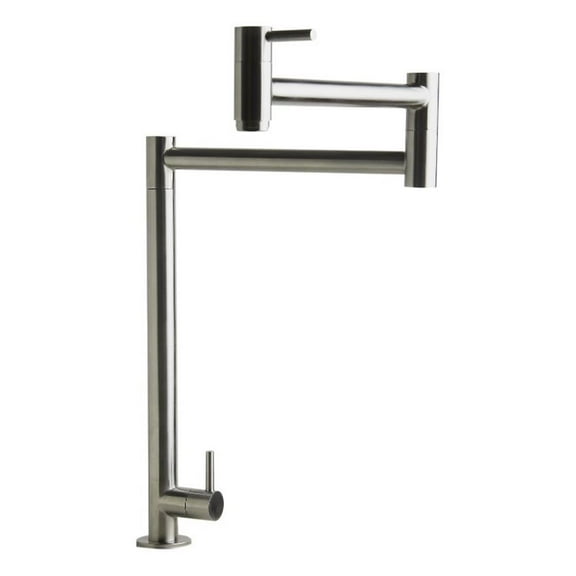 Pemberley Row Stainless Steel Brushed Faucet Retractable Modern 20"