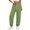 Green, variant on Jogger Sweatpants for Women Elastic Drawstring High Waisted Pants Soft Loose Streetwear Casual Jogging Pants with Pockets