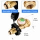 thumbnail image 2 of Adaptador Universal de Tanque de Propano con Indicador Convierte QCC1/Tipo 1 Indicador de de Indicador de Tanque de Propano para RV Campe, Cilindro, 2 of 5