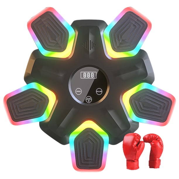 Perforadora Boxeo Musical Máquina Ajustable Montada en La Pared para Casa