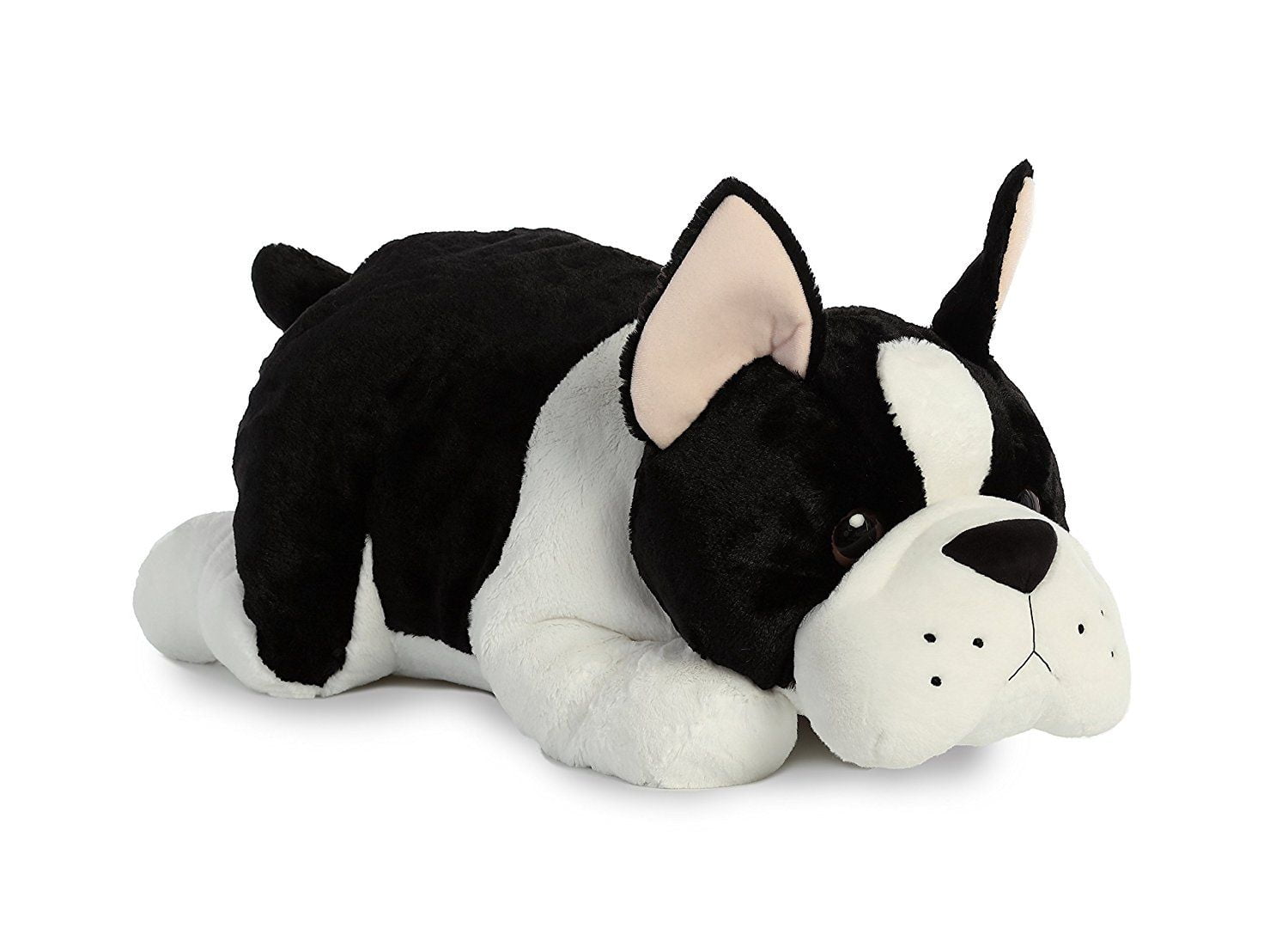 stuffed boston terrier dog