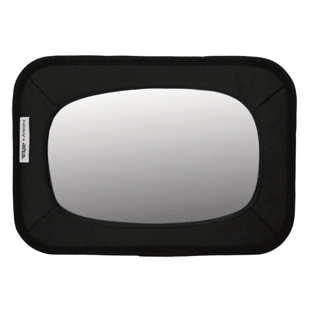 Nuby x Safe in the Seat Soft Fabric Backseat Baby View Mirror