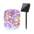 thumbnail image 1 of Luces solares de hadas para exteriores, 22 m, 200 luces LED para exteriores, luces de hadas de alambre de cobre impermeables, 8 modos de decoración para jardín de Navidad, balcón, 1 of 5