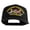Black, variant on Desert Storm Iraqi Freedom Veteran Patched Solid Cotton Twill 5 Panel Prostyle Snap Cap - Khaki OSFM