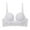 White, variant on Wirefree Push up Bra Women No Underwire Bra Feature V-Neck Sport Bra Style W-774 Black XL