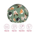 thumbnail image 5 of KLL Animal Heads Pattern Shower Cap & Bath Cap for Women,Reversible Oversized Waterproof Shower Caps for all Hair Lengths,Elastic Reusable Bathing Hair Cap, 5 of 6