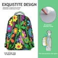 thumbnail image 5 of "Sunflower & Wildflower Backpack - Water-Resistant School Backpack for Women, College Backpack with Spacious Pockets, Floral Print Laptop Backpack for Work", 5 of 6