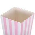 thumbnail image 3 of OHOIOLLA 40Ud Cubos Rosa Para Papas Fritas Y Palomitas Con A Rayas En Resistente A, 3 of 8