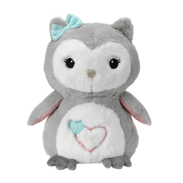 Lambs & Ivy Sweet Owl Dreams Gray/White Plush Stuffed Animal Toy - Sugar Cookie - Walmart.com