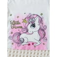 thumbnail image 3 of Toddler Girls 2-piece Pajama Sets Cartoon Unicorn Pattern Long Sleeve Top & Matching, 3 of 8