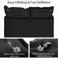 thumbnail image 4 of Ubon Self Inflating Sleeping Pad Pillows Attached Mat for Backpacking, Black, 4 of 6