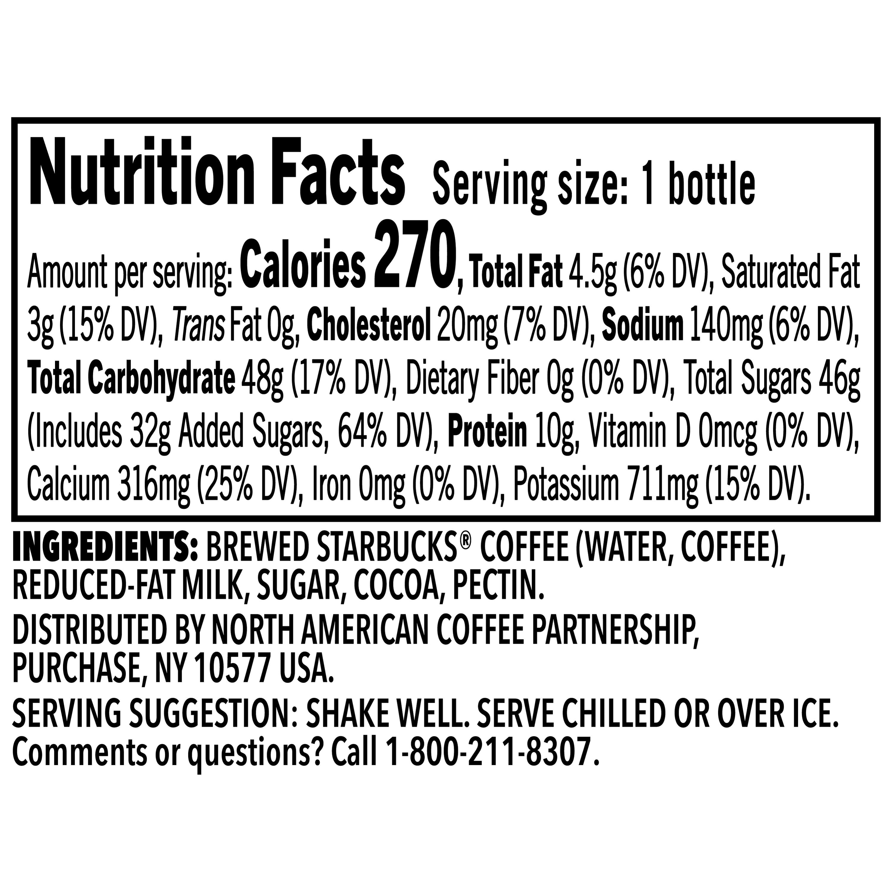 Starbucks Frappuccino Mocha Iced Coffee Drink, 13.7 fl oz Bottle