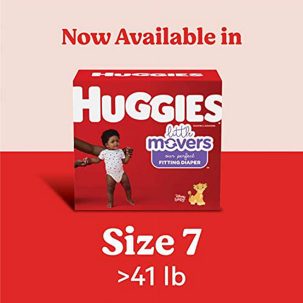 Baby Diapers Size 3, 156 Ct, Huggies Little Movers