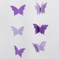 Efavormart 2 Pack | 9ft Purple 3D Paper Butterfly String Banners ...