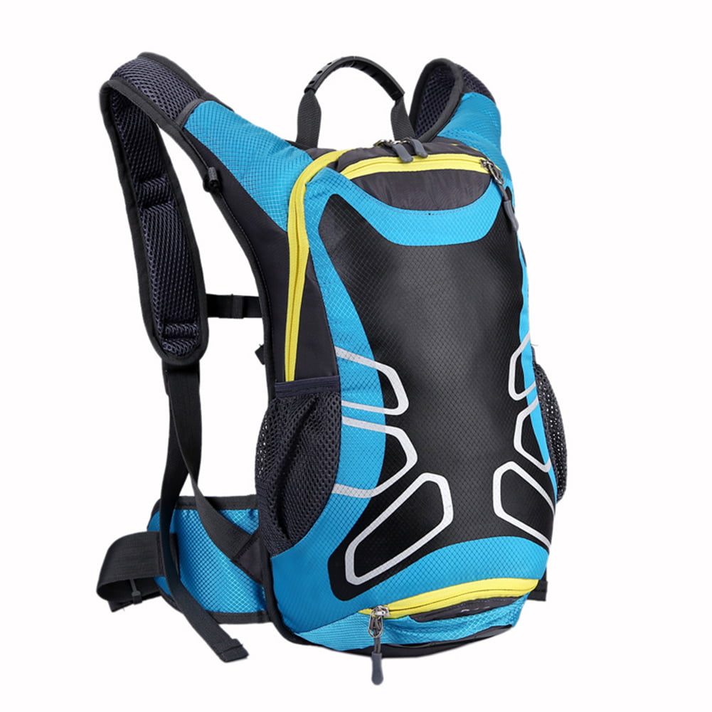Unisex Outdoor Cycling Riding Backpack Nylon Casual Waterproof Helmet Net Bag 