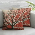 thumbnail image 3 of Qinduosi Summer Sea Starfish Pillow Covers Inch Set of Beach Pink Coral Throw Pillowcase Linen Square Decorative Nautical Themed Cushion Cover for Sofa Bedroom Indoor Outdoor Party White, 3 of 5
