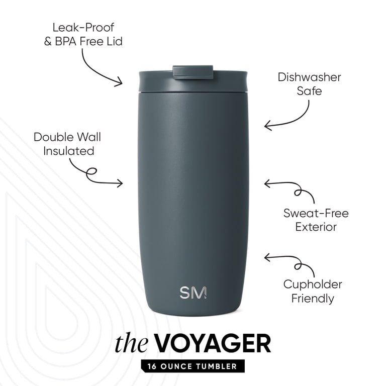 Simple Modern 16 fl oz Insulated Stainless Steel Voyager Tumbler