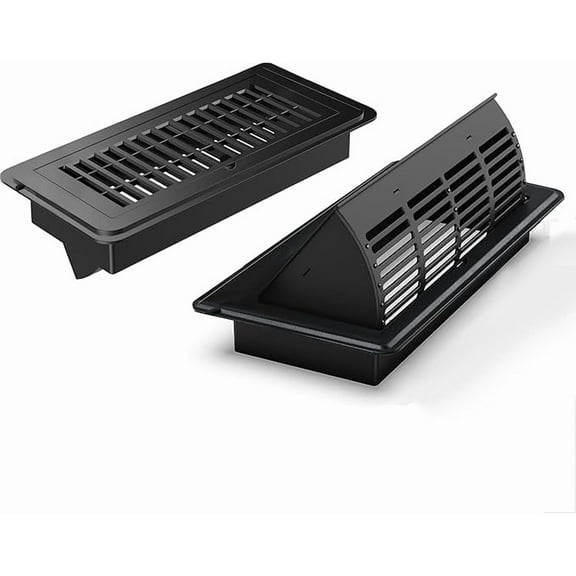 New Design Vent Deflectors 4 x 10 inch, Adjustable Floor Vent Covers For , Home, Office or Ceiling 2pack