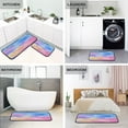 thumbnail image 4 of 2-Piece Kitchen Rugs Set Non-Slip Mats Carpet Floor for Kitchen, Bathroom (19.7"x27.6" & 19.7"x47.2") Tie-dye Clouds Pattern, 4 of 7
