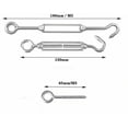 thumbnail image 3 of Customizable Length Stainless Steel Turnbuckle, Weather Resistant 30m Wire Rope for Wide Application, Heavy Duty and High-Tensile Performance for Outdoor Projects, 3 of 4