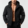 thumbnail image 2 of WRKEKC Windbreaker Jackets for Men Detachable Hood Long Sleeve Zip-Up Outerwear With Zipper Pockets for Hiking and Cycling, 2 of 7