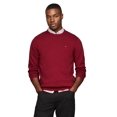 thumbnail image 1 of Jersey Tommy Hilfiger liso con cuello redondo para hombre, color rojo, talla L, 1 of 4