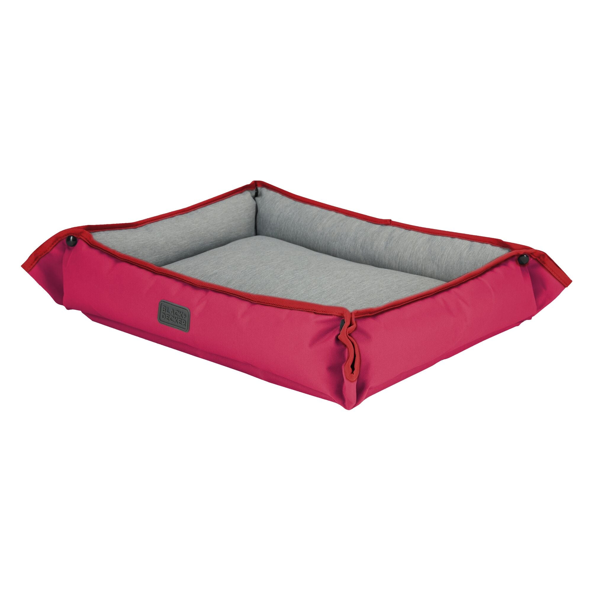 BLACK+DECKER Four Way Pet Bed for Medium Dogs, Red (1005BMRD)
