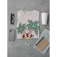thumbnail image 3 of Island W Palm Trees T-Shirt Men -Smartprints Designs, Male 5X-Large, 3 of 4