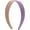 Lavender, variant on 1 inch Wide Suede like Headband Solid Hairband for Women and Girls -Grey
