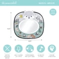 thumbnail image 2 of The Peanutshell Musical Baby Car Seat Mirror, Woodland Animals with Lights, 2 of 5