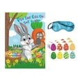 thumbnail image 4 of GUOOL Pin The Egg on The Easter Bunny Game 24 Easter Eggs Stickers Easter Game Kids and Family Party Favor Supplies Home Decor, 4 of 7