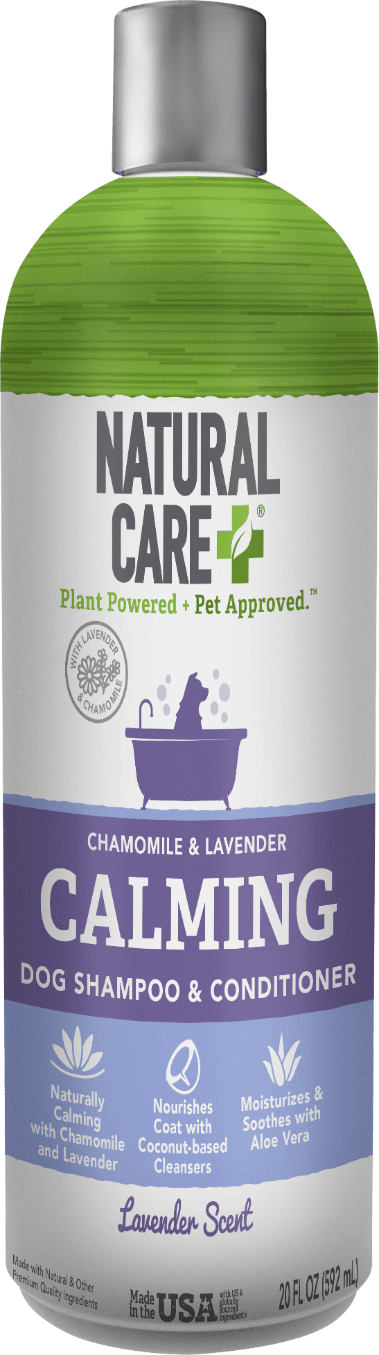 (4 pack) NC Calming Shampoo for Dogs - Lavender Scent - 20oz.