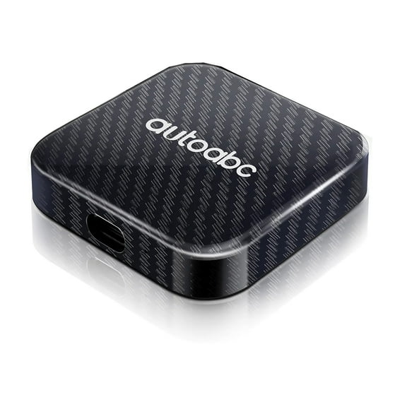 AUTOABC Wireless CarPlay Android Auto 2 16G AI Box Adapter Built-in Play Store Netflix YouTube Smart Toyota For Mazda Hyundai Haval GMC Ford