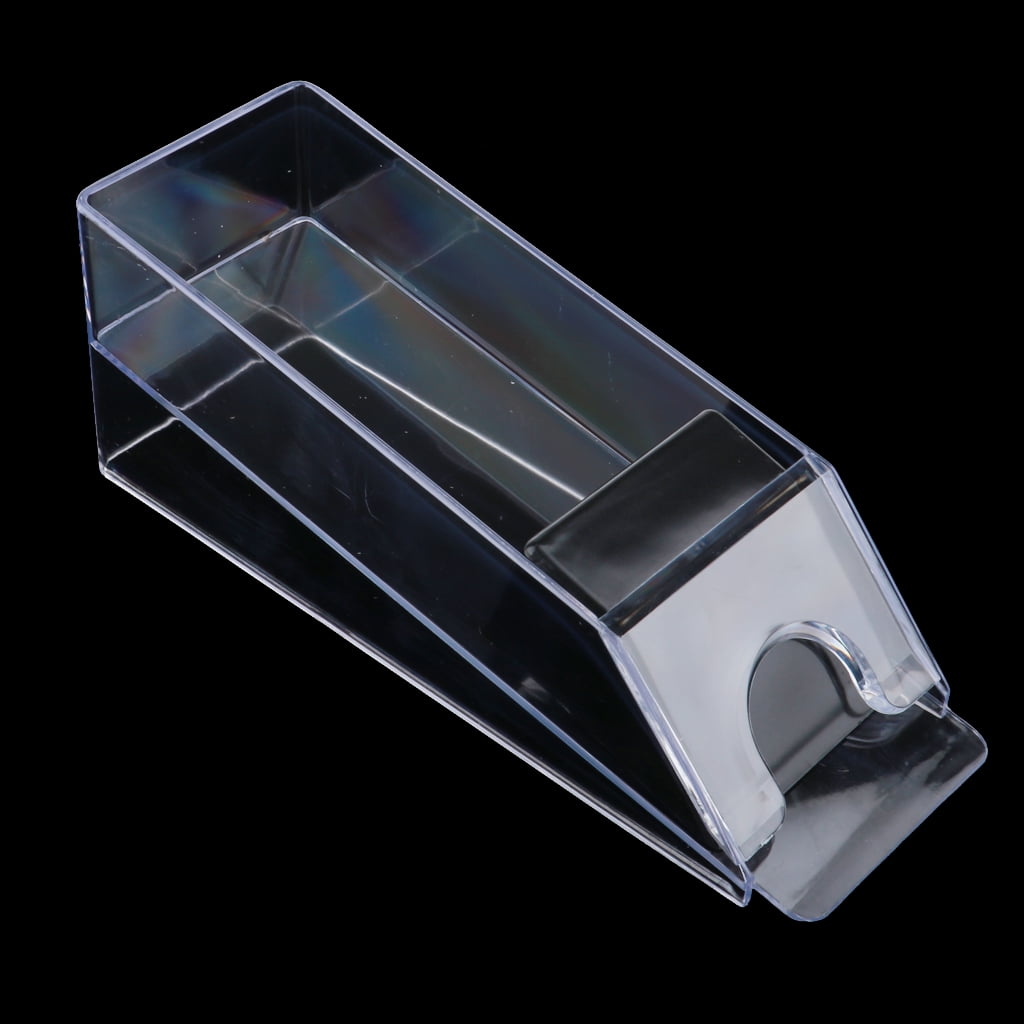 LeeQinersw 6Deck Playing Card Shoe Slider Or Dealer Game Table Casino Accessories Clear