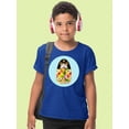 thumbnail image 2 of Kokeshi Doll With Acorns T-Shirt Juniors -Image by Shutterstock,  Small, 2 of 4